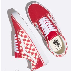 Vans Primary Check Old Skool Skate Shoes